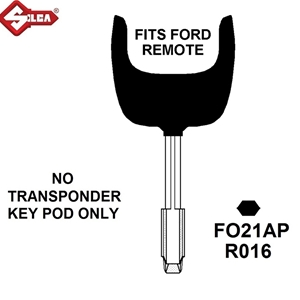 Silca Remote Blank FO21AP Ford (Tibbe), Key Only