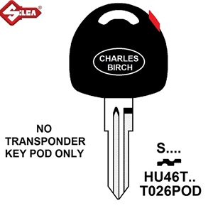 Silca HU46T (1) - Vauxhall Transponder (Without Chip)