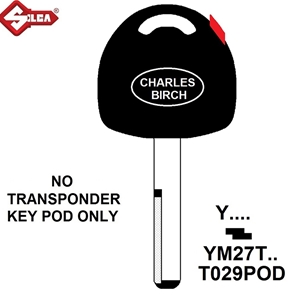 Silca YM27T2 (1) - Vauxhall Transponder (Without Chip)