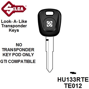 Silca HU133RTE - Fiat Transponder (Without Chip)