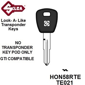 Silca HON58RTE - Honda Transponder (Without Chip)