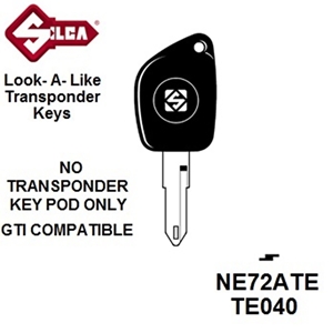 Silca NE72ATE - Peugeot Transponder (Without Chip)