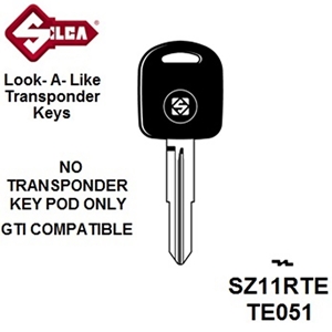 Silca SZ11RTE - Suzuki Transponder (Without Chip)