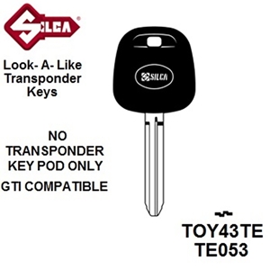Silca TOY43TE - Toyota Transponder (Without Chip)