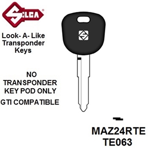 Silca MAZ24RTE - Mazda Transponder (Without Chip)
