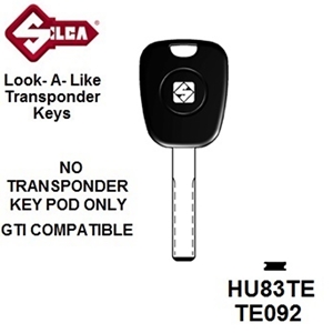 Silca HU83TE - Peugeot Transponder (Without Chip)