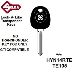 Silca HYN14RTE - Hyundai Transponder (Without Chip)