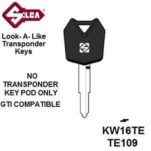 Silca KW16TE - Kawasaki Transponder (Without Chip)