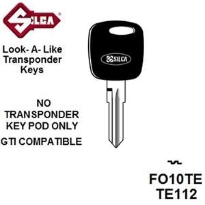 Silca FO10TE, Ford Transponder (Without Chip)