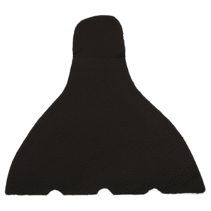 Leather Heel Covers Size 2 Black - 14cm x 14.5cm