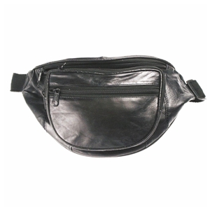 Birch Leather Waist Bag Black Includes 3 Credit Card Slots