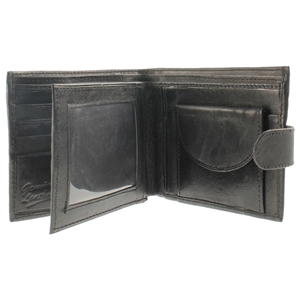 Birch Cowhide Wallet With Coin Pocket & 3 Windows