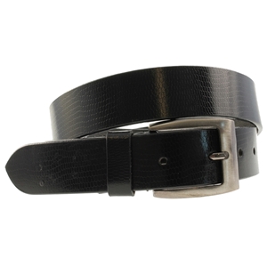 Birch Quality Leather Belt 35mm Medium (32-36 Inch) Full Grain Black