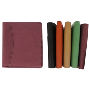 Birch Cowhide Leather Wallet/Credit Card Holder Assorted Colours