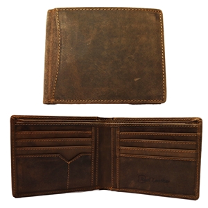 Birch Crazy Horse Distressed Leather Wallet with RFID