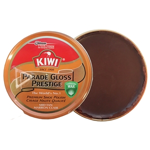 Kiwi Parade Gloss Prestige Polish Mid Tan, 50ml Tin