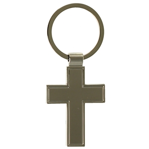 Cross Metal Key Ring