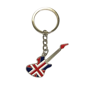 Union Jack Guitar Key Ring