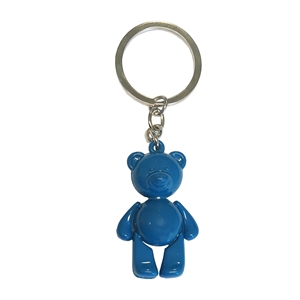 Blue Teddy Bear Key Ring