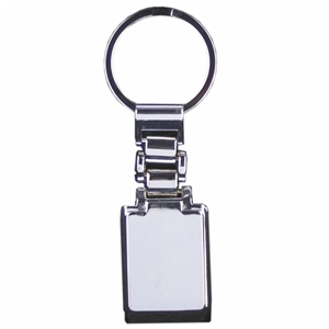 Wide Metal Bar Key Ring Ideal for Engraving