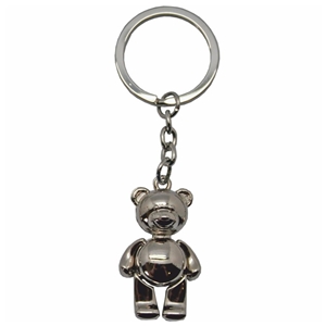 Teddy Bear Metal Key Ring With Moving Arms And Legs