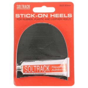 Soltrack DIY Rubber Heel Tips Large Black