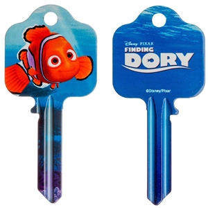Licensed Keys - Finding Dory Nemo, Silca Ref UL054