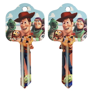 Licensed Keys Toy Story Buzz & Woody (Silca Ref UL054)