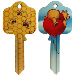 Licensed Keys Winnie The Pooh (Silca Ref UL054)