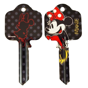 Licensed Keys Minnie Mouse (Silca Ref UL054)