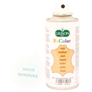 Grison Shoe Colour Aerosol 150ml, Pale Blue 335 CLEARANCE OFFER 70% OFF TRADE LIST PRICE