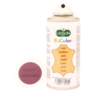 Grison Shoe Colour Aerosol 150ml, Lavender 377 CLEARANCE OFFER 70% OFF TRADE LIST PRICE