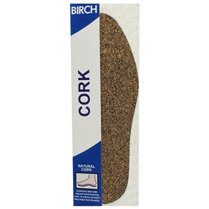 Birch Cork Insoles One Size