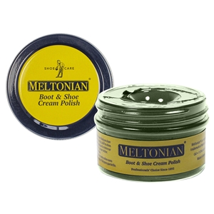 Meltonian Boot & Shoe Cream Polish 50ml Dumpi Jar Olive Green 110