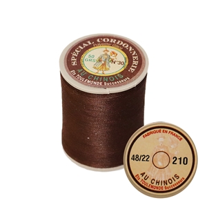 Superior Polyester 30 Thread Coffee Brown 210 50g Reel