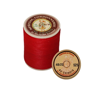 Superior Polyester 30 Thread Red 525 50g Reel