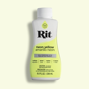 Rit All Purpose Liquid Dye 8 fl oz Neon Yellow