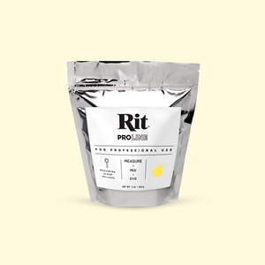 Rit Proline Powder Dye Lemon Yellow 1 lb pack