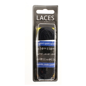 Shoe-String Blister Pack Laces 114cm Supreme, Navy Blue (6 Pairs)