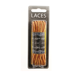 Shoe-String Blister Pack Laces 140cm Kicker Light (6 Pairs)
