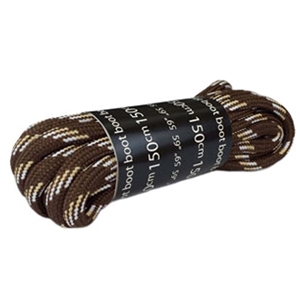Shoe-String Blister Pack Laces 150cm Poly-Cord Brown-Mix (6 Pairs)