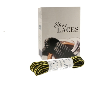 Shoe-String EECO Laces 100cm Kicker Dark (12 prs)