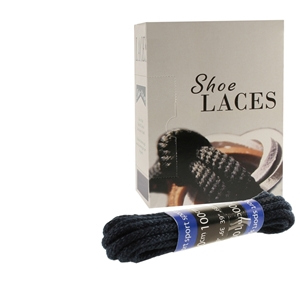 Shoe-String EECO Laces 100cm Cord Navy (12 prs)