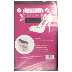 Shoe Candy Clear Boot Box Pack (3 Units)