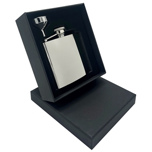 Stainless Steel Hip Flask, 4oz