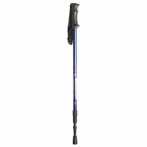 Blue Adjustable Hiking Pole Shock Absorbing.Extend 53 Inch