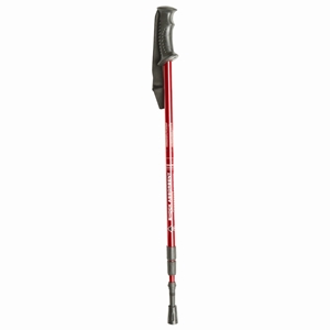 Red Adjustable Hiking Pole Shock Absorbing.Extend 53 Inch