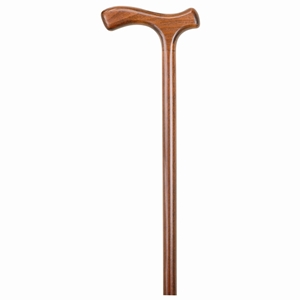 38 Inch Extra Long Brown Crutch Handle Walking Stick