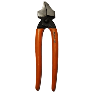 Lasting Pliers Curved with Orange Soft Grip Handles