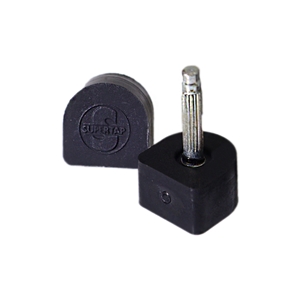 Supertap PU Tops .95 Pin (2.45mm) Size 8. 5/16 Black